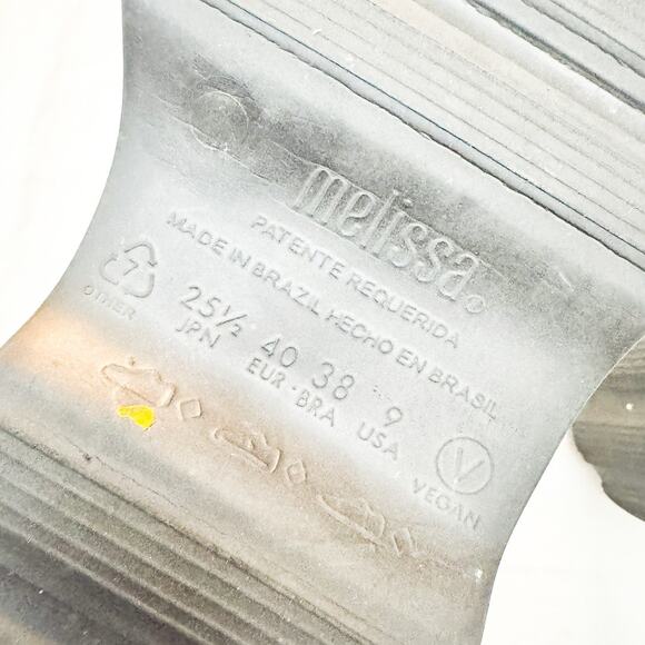 Melissa Shoes Kick Off Strappy Sporty Sandals Platform Size 9 - Picture 4 of 6